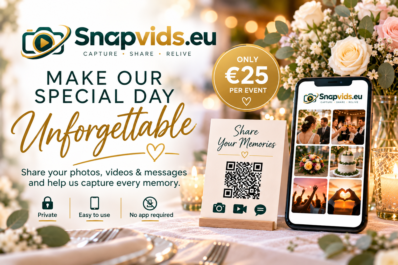 Snapvids - Your memories. Your event. Your story.